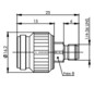 Koax-Kupplung TNC Stecker/Buchse 50Ohm ger