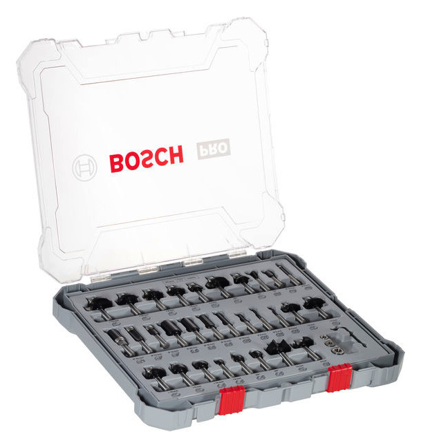 Fräser-Set 30tl 8mm Holz