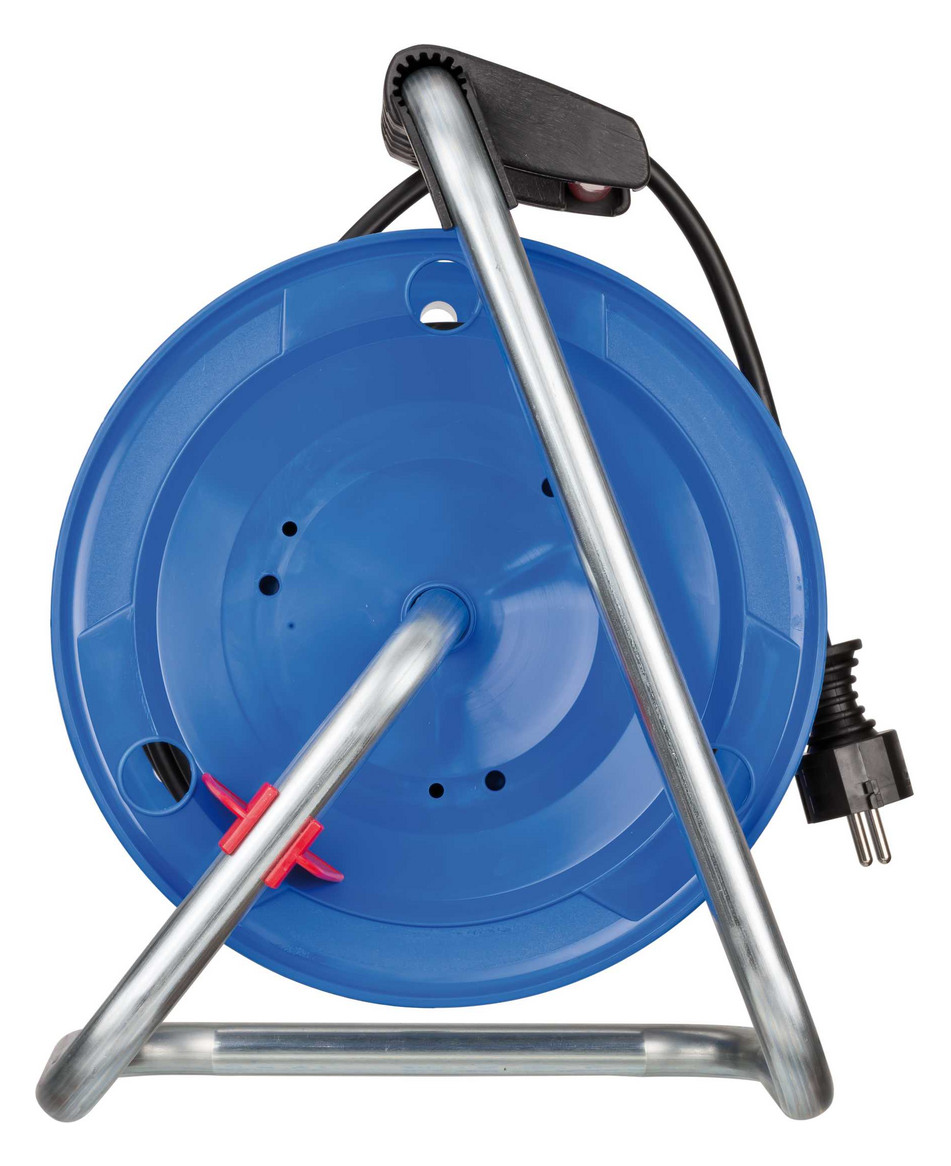 Kabeltrommel Kst 25m H05VV-F 3x1,5mm IP20 4xSteckdosen m.Tragerahmen