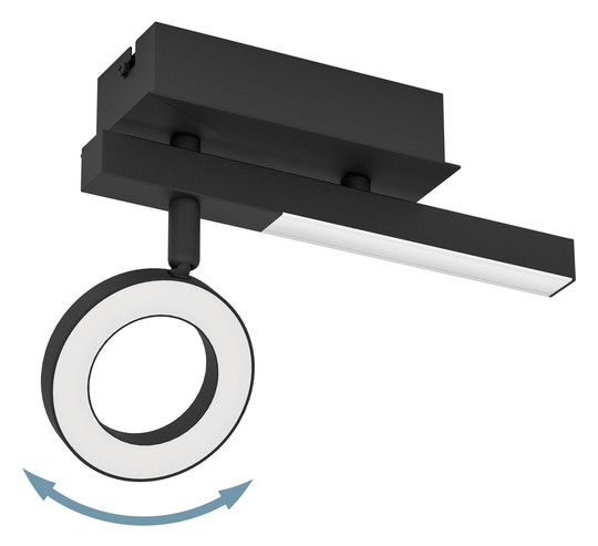 EGLO Spot CARDILLIO 2 schwarz LED 900513 