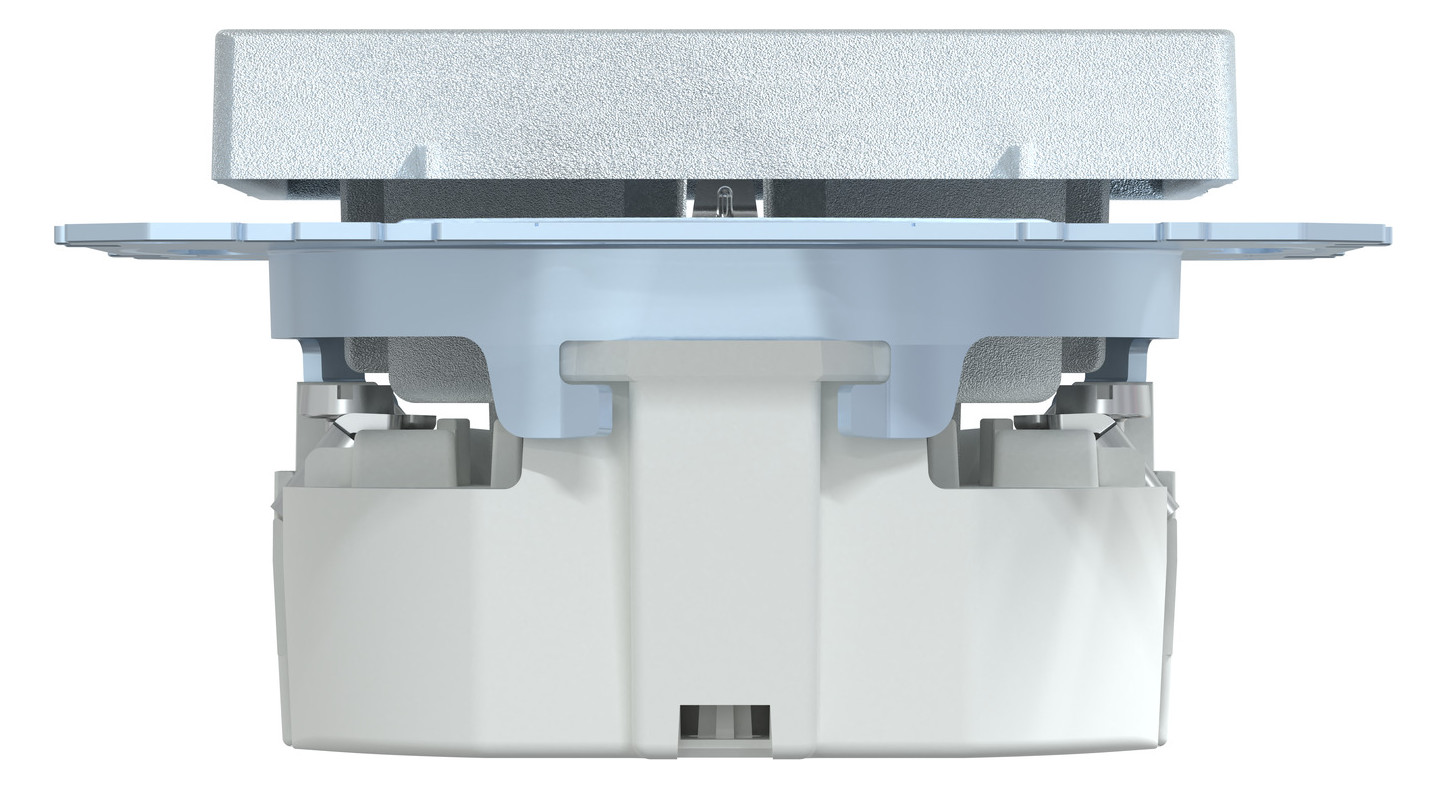Steckdose 1f alu mt System M UP IP20