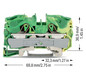 Schutzleiter-Reihenklemme Serie 2016 0,5-25qmm gn/ge 1Etage APL_erf.