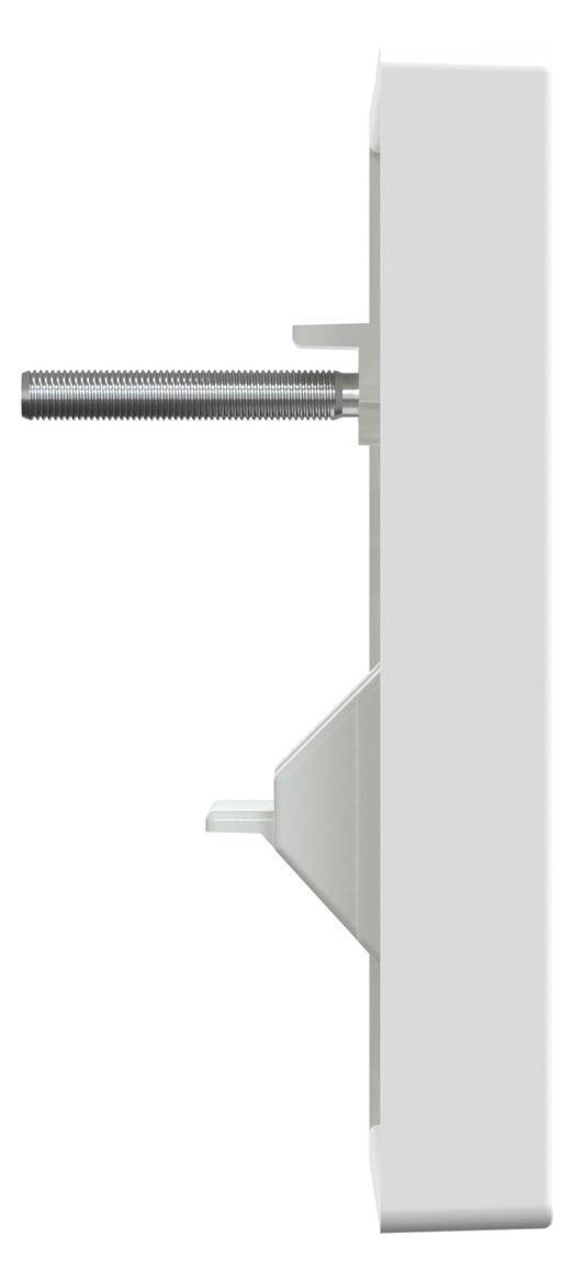 Zentralplatte UAE/IAE 1f System M akws Schraubbef aktivweiß