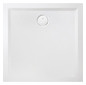 Hoesch Mineralguss-Duschwanne Muna 150 x 150 x 3 cm, weiß, Solique, Antirutsch