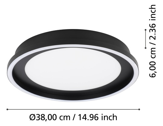 EGLO LED-CCT Deckenleuchte D:380  900601 