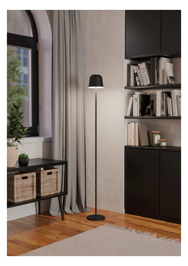 EGLO Stehleuchte Schwarz MANNERA  901748 