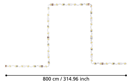 EGLO LED-Stripe 8m 3000K flexible  99716 