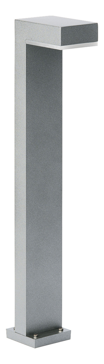 LED-Pollerleuchte 10W IP54 3000K 900lm si Alu 1LED Kst_opal