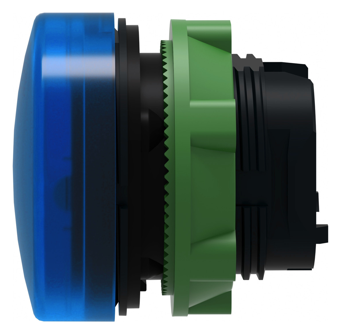 Leuchtmelder Front hoch rnd bl Ø22mm 1st Kst IP66