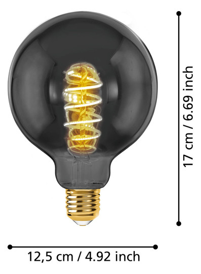 EGLO Leuchtmittel E27-LED G125 4W 110087 