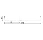 Unterflurkanal estr.überd 340x48x2000mm 2zug ST UF-K