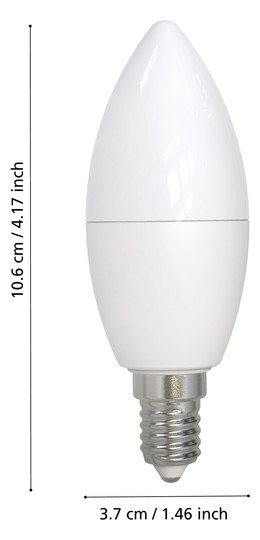 EGLO Leuchtmittel E14-C37-LED SMD 110124 