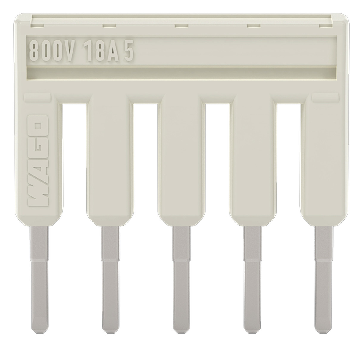 Querverbinder 5p Serie 2001 steckb isol 18A m.Berührungss