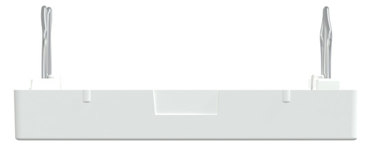 Zentralplatte USB 2f akws Klemmbef m.Aufdr aktivweiß