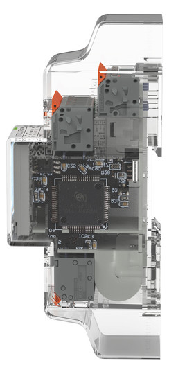 Messwandlerzähler 6A elektr digi B 1A S0 M-Bus 184-276V/N-L 320-480V/L-L Eintarif