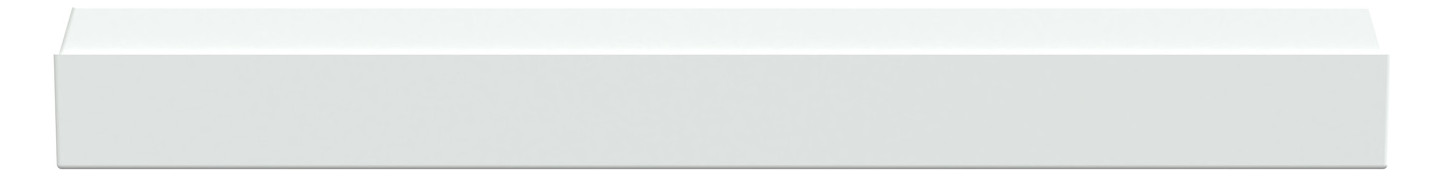 Rahmen 5f akws glz M-Pure Kst f.GEB-K aktivweiß Unterputzmontage Thermopl