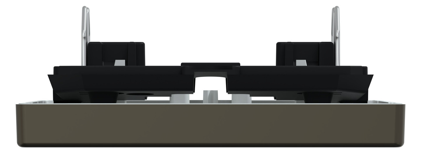Wippe Schalter System Design mokka metallic Kennz.0/1