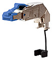Modular-Stecker RJ45 27-22AWG Feldkonf Schirm Litze massiv f.Rundkabel