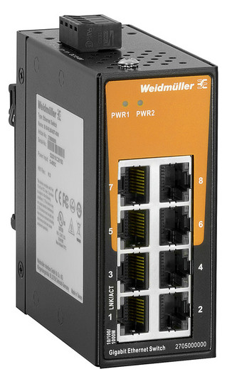Weidmüller IE-SW-EL08-8GT-MINI Netzwerk 
