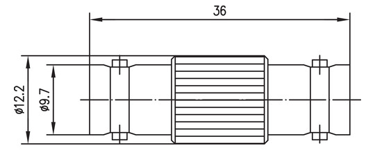 TG BNC-Kupplung HDTV 75 Oh   J01005A0006 