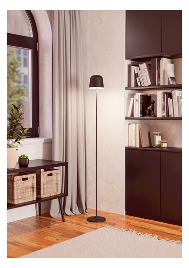 EGLO Stehleuchte Schwarz MANNERA  901748 