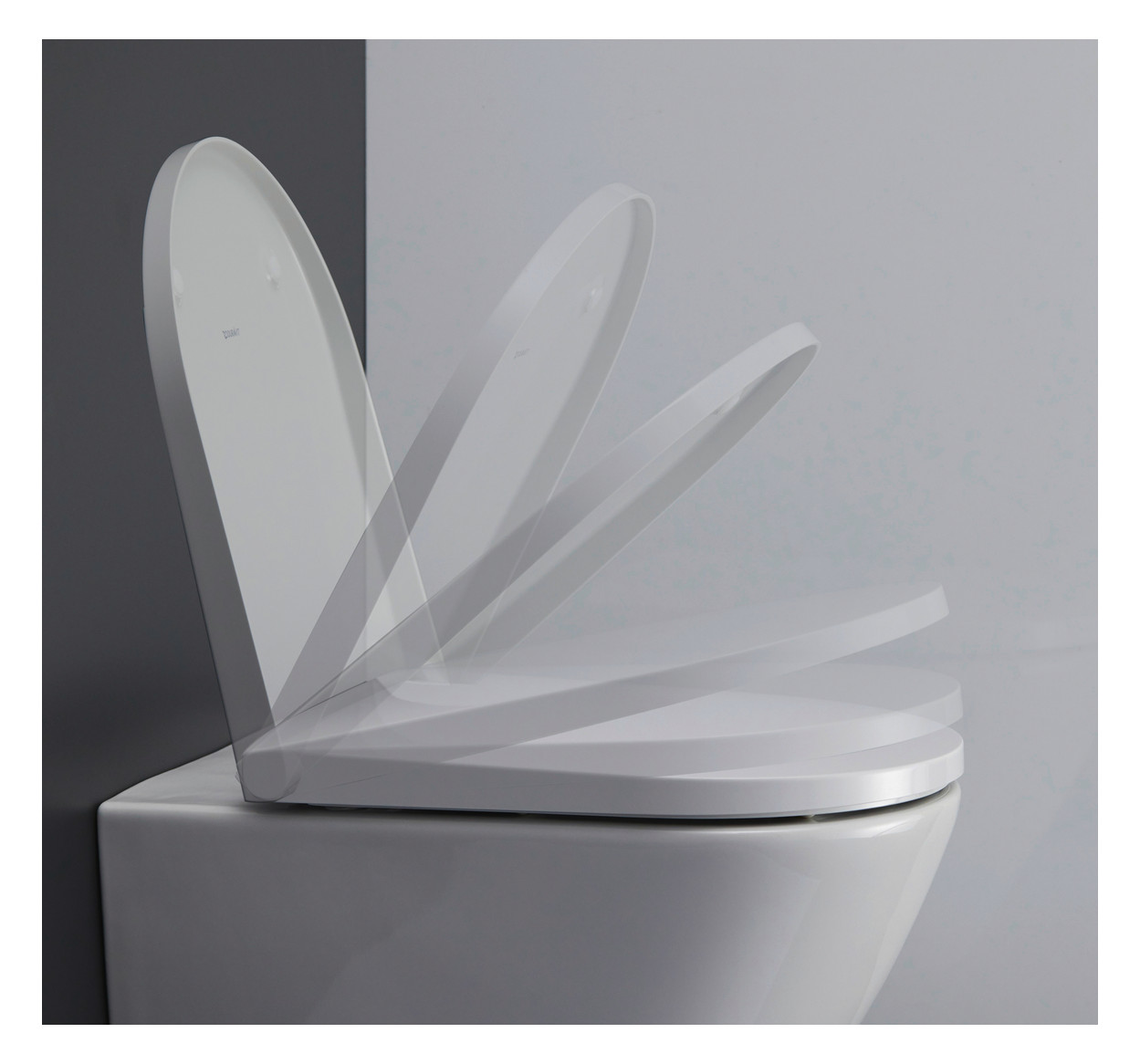Duravit Wand-Tiefspül-WC-Set D-Neo mit WC-Sitz, Rimless, weiß