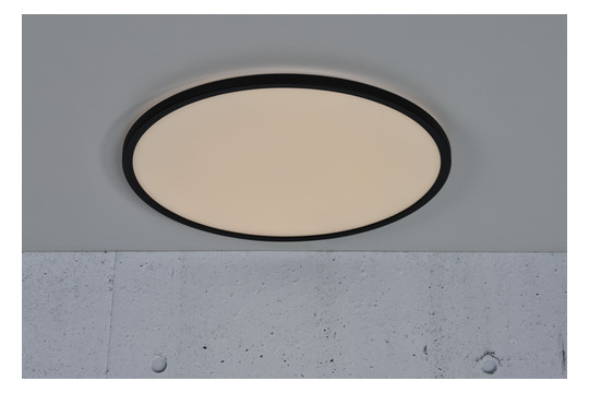 LED-Kunststoffleuchte Oja 60 38W 2700K 3200lm sw Konv IP20 Ø600x32mm