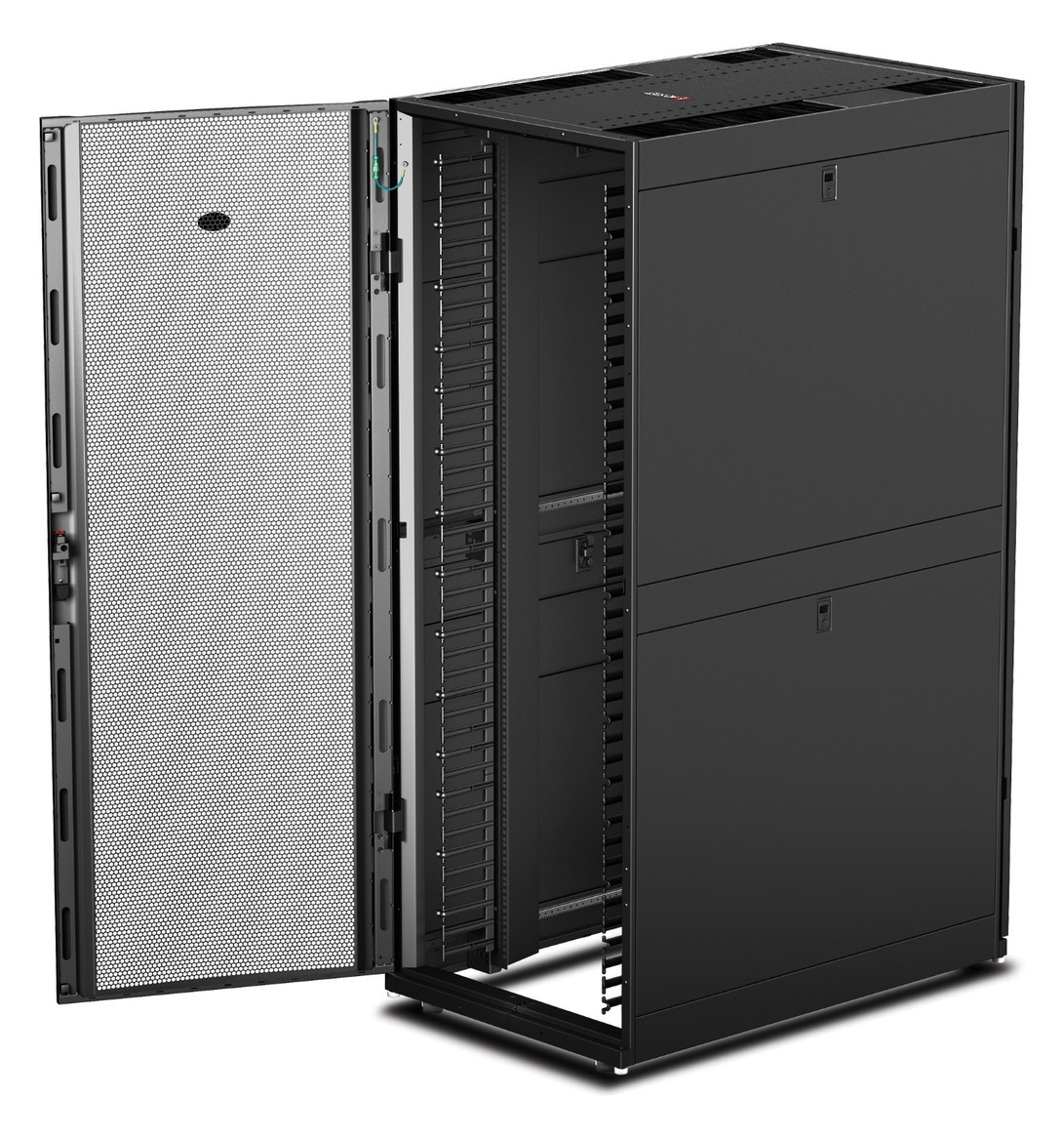 Netzwerkschrank 48HE B750xH2258xT1200mm IP20 Mit rückseitiger Tür pulverbesch