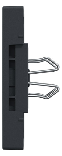 Zentralplatte USB 2f anth Klemmbef m.Aufdr
