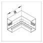 Inneneck GEB-K ST UT 170x83mm ver-ws hfr besch RAL9016