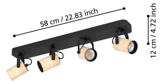 EGLO Balkenspot/4 GU10            900438 