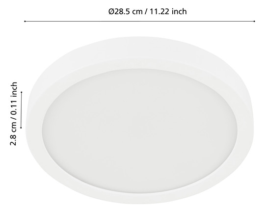 EGLO LED-ZIG-CCT Deckenleuchte     98843 