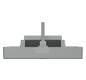 Zentralplatte UAE/IAE 2f System M alu Schraubbef