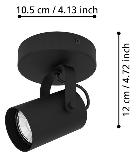 EGLO Spot SOREGO schwarz GU10     900331 
