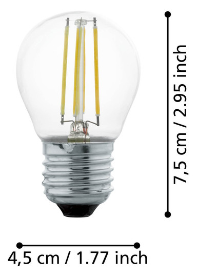 EGLO Leuchtmittel E27-LED G45 4W  110006 