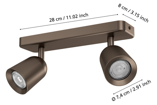EGLO Balkenspot/2 GU10            901949 