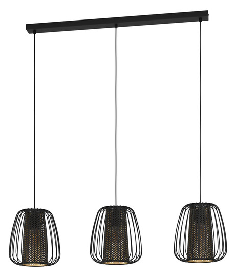 EGLO Hängeleuchte CURASAO schwarz  99662 
