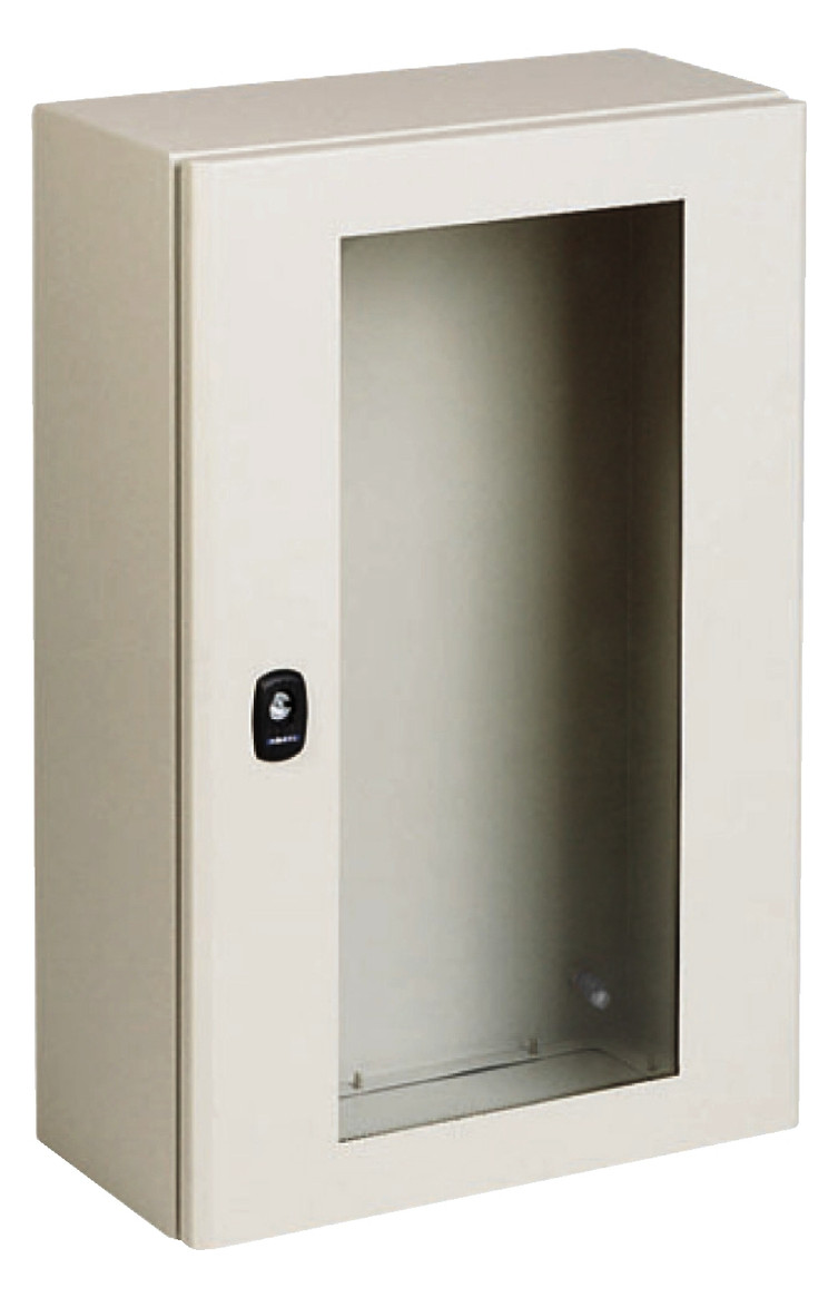 Wandschrank ST IP55 B600xH400xT250mm pulverbesch Mit Sichttür