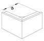 Außeneck LF-K 130x82mm 90° ver-ws Kst RAL9016 UT/OT