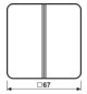 Wippe Serien Schalter CD ws glz