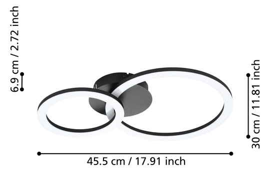 EGLO Wand und Deckenleuchte       900322 