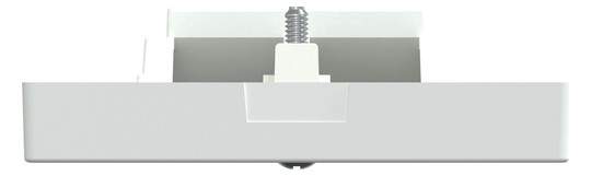 Zentralplatte UAE/IAE 2f System M akws Schraubbef aktivweiß
