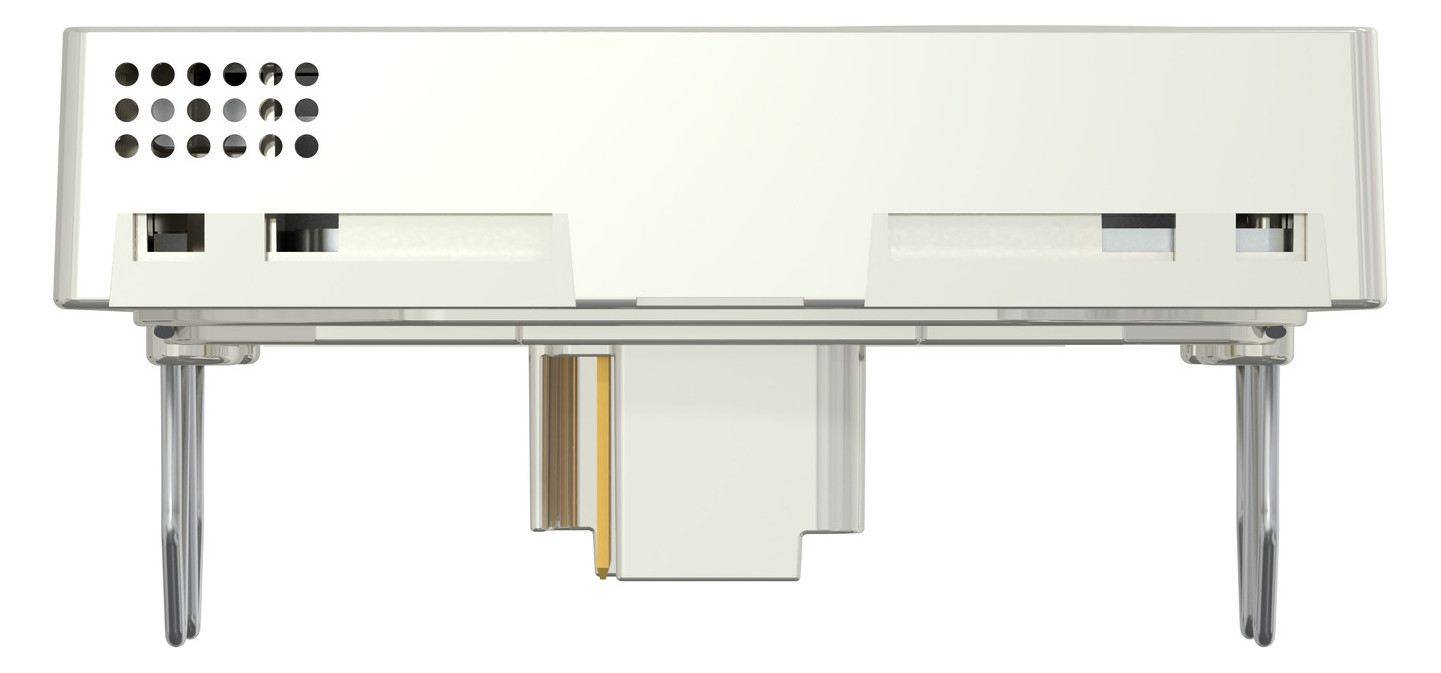 Raumtemperaturregler UP Zigbee alu mt Bedienelement Mit Vor-Ort Bedienung