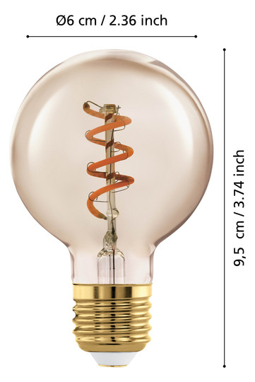 EGLO Leuchtmittel E27-LED G60 4W  110192 