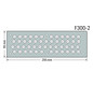 Schrank-Frontplatte 2HE Serie 850 lack B295xH95mm ST