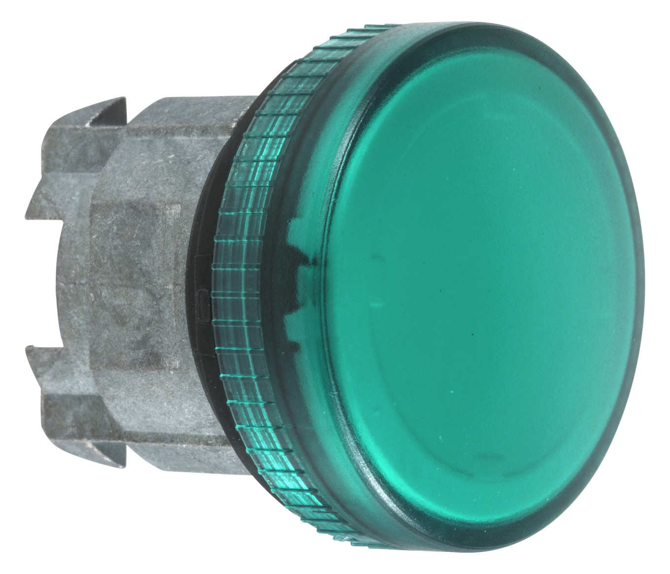 Leuchtmelder Front hoch rnd gn Ø22mm 1st Metall IP66