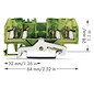 Schutzleiter-Reihenklemme Serie 280 0,25-2,5qmm gn/ge 1Etage APL_erf.