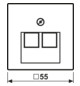 Zentralplatte UAE/IAE 2f AS/A aws Schraubbef ohne