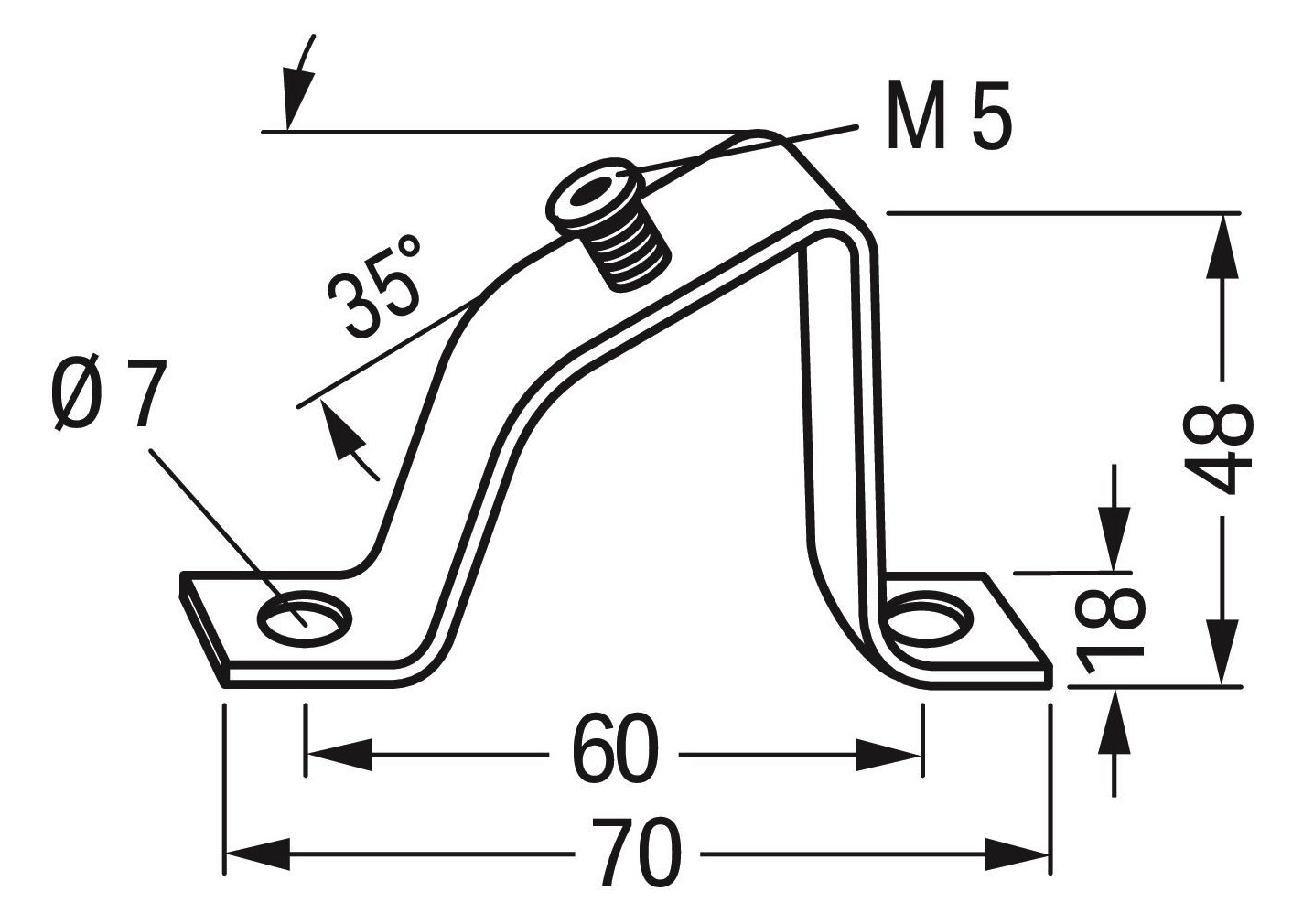 Montagebügel Serie 210