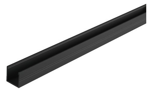 Anbauprofil sw Alu 2000x18,8x17,1mm